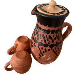 ART Pot de terre rouge 15x15x40