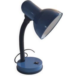 Lampe à poser couleur primaire 1980 bleu 13x25x32