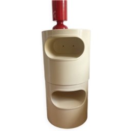 Deux tables de chevet Studio Artemide Milano beige 40x40x40