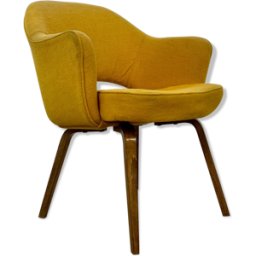 Fauteuil d'Eero Saarinen for Knoll Inc Knoll International, 1960 jaune 65x67x78