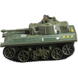 Ancien jouet tank joustra vert 12x0x0
