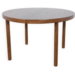 Table de Salle à Manger Mid-Century Extensible en Chêne par Kai Kristiansen pour Feldballes Furniture Factory, 1960s marron 115x115x72