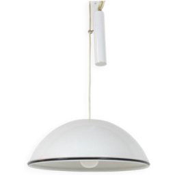 Lampe à Suspension Relemme 74 par Pierre et Achille Castiglione pour Flos blanc 39x39x15