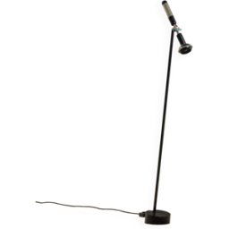 Lampadaire Black Grip par Achille Castiglioni pour Flos, Italie, 1985 noir 15x15x132