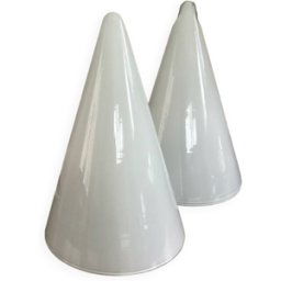 2 x Lampes SCE Tipi France light blanc 22x22x36