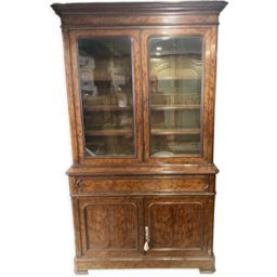 Vitrine scriban « Joseph Roll » époque Napoleon III bois 126x54x221
