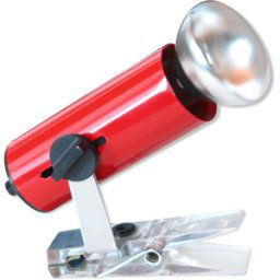 Spot à pince Targetti Sankey rouge, années 70 rouge 0x0x0