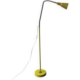 Lampadaire Kvart, lampe flexible, design Marianne & Knut Hagberg vintage 90 s. vert 18x18x120