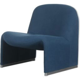 Fauteuil "Alky" de Giancarlo Piretti pour Castelli, Italie 1970 bleu 67x62x72