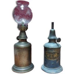 Lampes "pigeon" à essence transparent 7x7x24