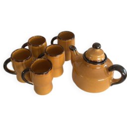 ART Ensemble théiere et tasses orange 0x0x0