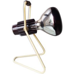 Lampe chauffante Philips Infraphil 1960 noir