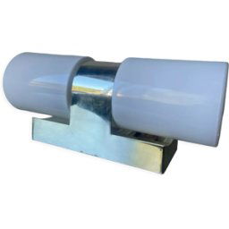Luminaire de salle de bain scandinave mid century argent 28x0x0
