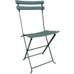 Chaise pliante à lattes vert 42x44x88