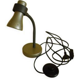 Lampe à poser, inclinable, métal gris gris 0x0x0