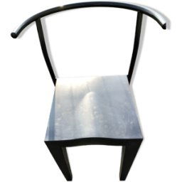 Chaise Dr Glob par Philippe Starck pour Kartell 1980 noir 46x46x73