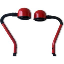 Lampes à pince flexible rouge vintage Suèdois rouge 60x5x5