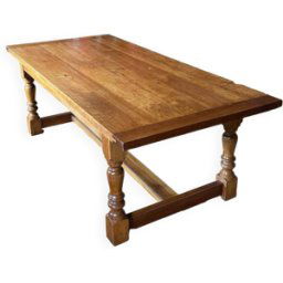 Table champêtre Big Cherry bordeaux 220x101x76