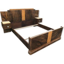 Lit art déco de andré sornay bois 200x234x0