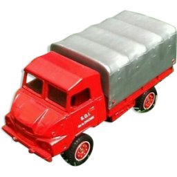Voiture miniature Pompier 1973 camion Simca Unic S.U.M.B 4X4 Solido rouge 0x0x0