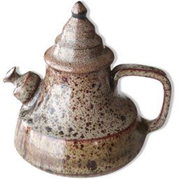 ART Théière en céramique de Alain Bresson, années 60 marron 20x16x20