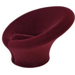 Big Mushroom" Armchair by Pierre Paulin for Artifort bordeaux 110x101x80