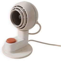 Lampe de table Osram Schlagheck années 70 Allemagne beige 12x15x19