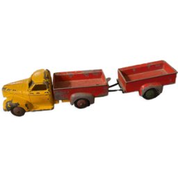 Camion benne et remorque rouge Dinky Toys rouge 0x0x0