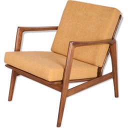 Fauteuil 300-139 par Swarzędzka Furniture Factory, années 1960 jaune 74x66x77