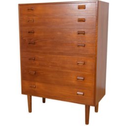 Commode en teck par Børge Mogensen pour Søborg Furniture Factory, années 1960 bois 100x50x145