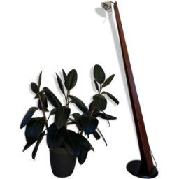 Lampadaire « Epilog » designer Tord Bjorklund vintage IKEA 1993 bois 30x30x155