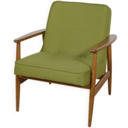 Fauteuil Modèle 300-192 par Juliusz Kedziorek de Goscinska Furniture Factory, 1970s vert 66x65x75