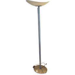 Lampadaire Tebe par Ernesto Gismondi pour Artemide années 1980 gris 37x192x49