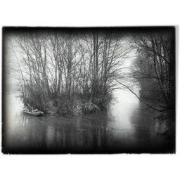 ART L'île mystérieuse noir 30x1x24