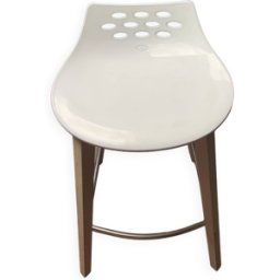 Tabouret haut blanc Calligaris blanc 42x42x76