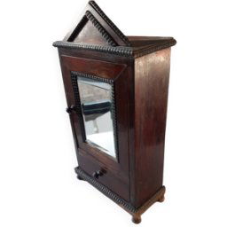 Armoire à vêtements pour poupée marron 19x9x36