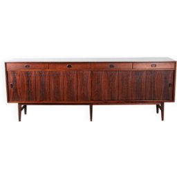 Enfilade en palissandre de rio, Arne Vodder, Sibast Furniture, Danemark marron 250x49x92