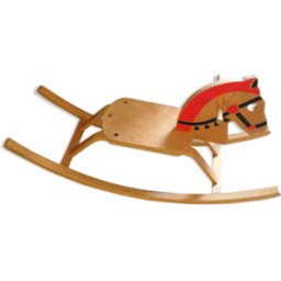 Cheval à bascule bois 30x86x41