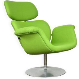 Fauteuil Big Tulip de Pierre Paulin pour Artifort vert 89x81x94