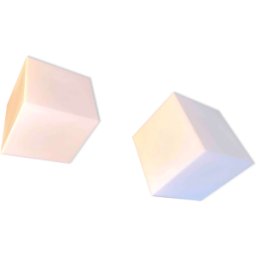 Paire d'appliques "Edge", par Alessandro Mendini pour Artemide, Italie blanc 35x32x25