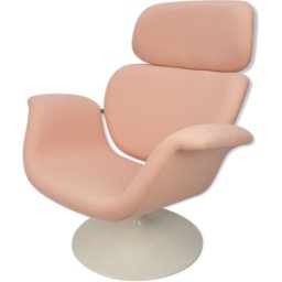 Chaise Big Tulip de Pierre Paulin pour Artifort, années 1970 rose 87x80x92