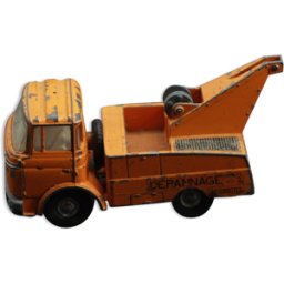 Ancien jouet dinky toy depanneuse orange 0x0x11