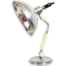 Lampe oly-lux argent 30x30x54