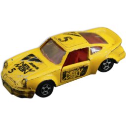 Voiture miniature porshe Newman norev jaune 0x0x3
