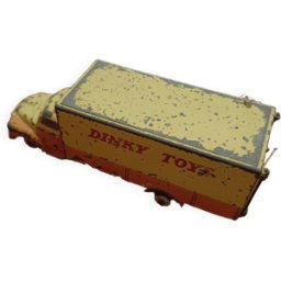 Camion Dinky Toys jaune 17x5x7