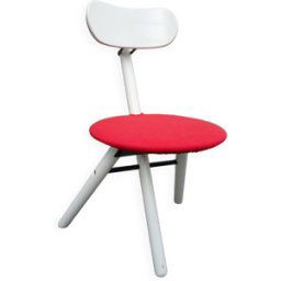 Chaise pliante TRIO Calligaris Roberto Lucci & Paolo Orlandini an 80 blanc 37x37x78