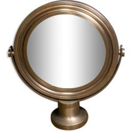 Miroir de table Narciso de Sergio Mazza pour Artemide gris 47x17x55