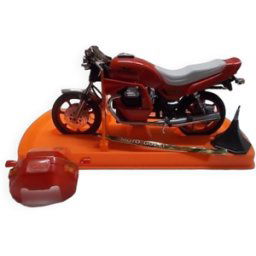 Moto miniature collection moto Guzzi v65 Lario multicolore 20x7x12