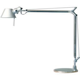 Lampe Tolomeo Artemide par Michele De Lucchi 1989 gris 20x20x120