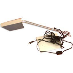 Lampe de bureau halogène 12V 20W Suède Ikea Etyd gris 0x0x0